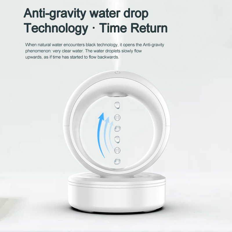 Humidificador Anti-Gravidade – Efeito Água Flutuante